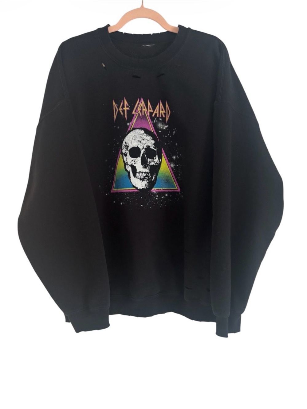 Def Leopard Band Crewneck Sweater